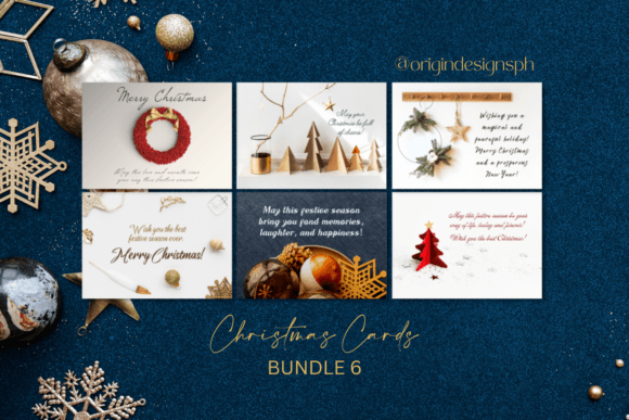 Christmas Cards-Printable 6: A Festive Illustration for Design Projects