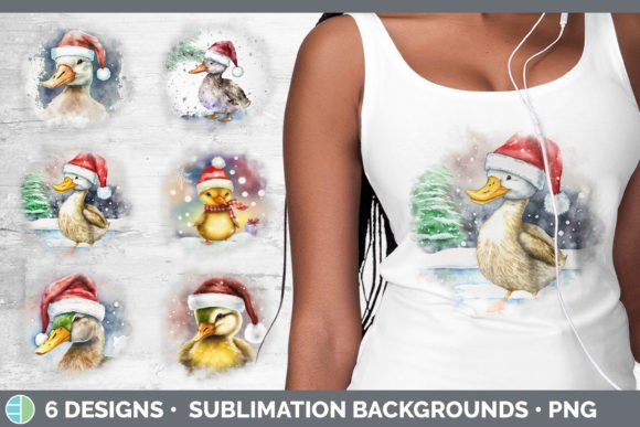 Christmas Duck Background Grunge Subli: A Designer's Review