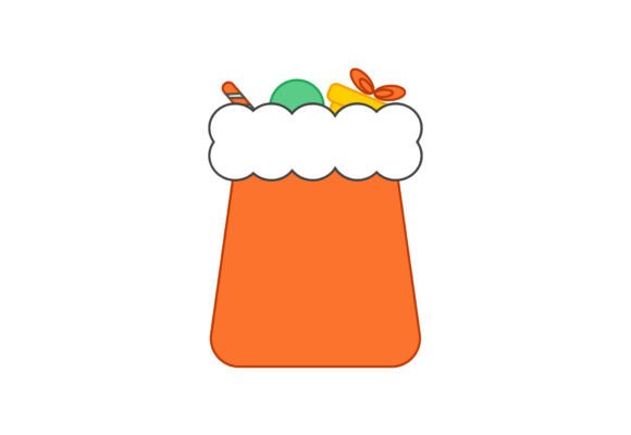 Christmas Gift Bag Art Illustrations for Handmade Creations