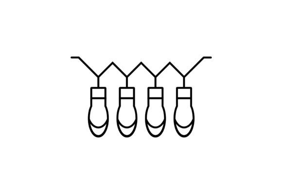 Christmas Light Loop Artwork Illustrations