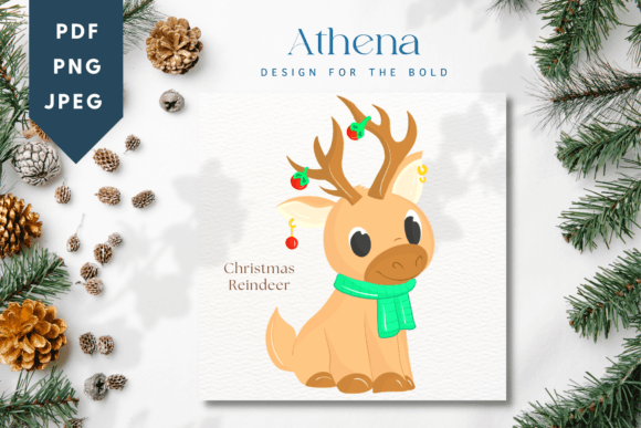Christmas Reindeer Cute Baby Animal Review