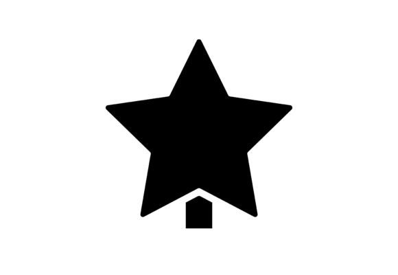 Christmas Star Vector SVG for Illustrations