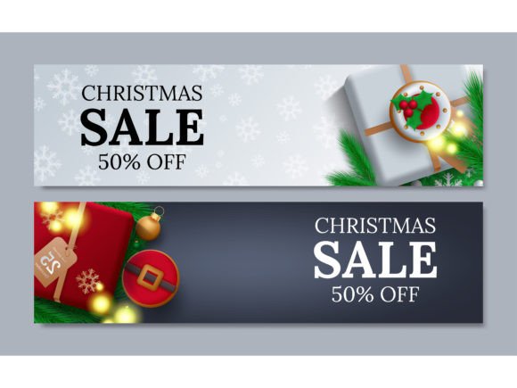 Christmas Vector Banner Design Review